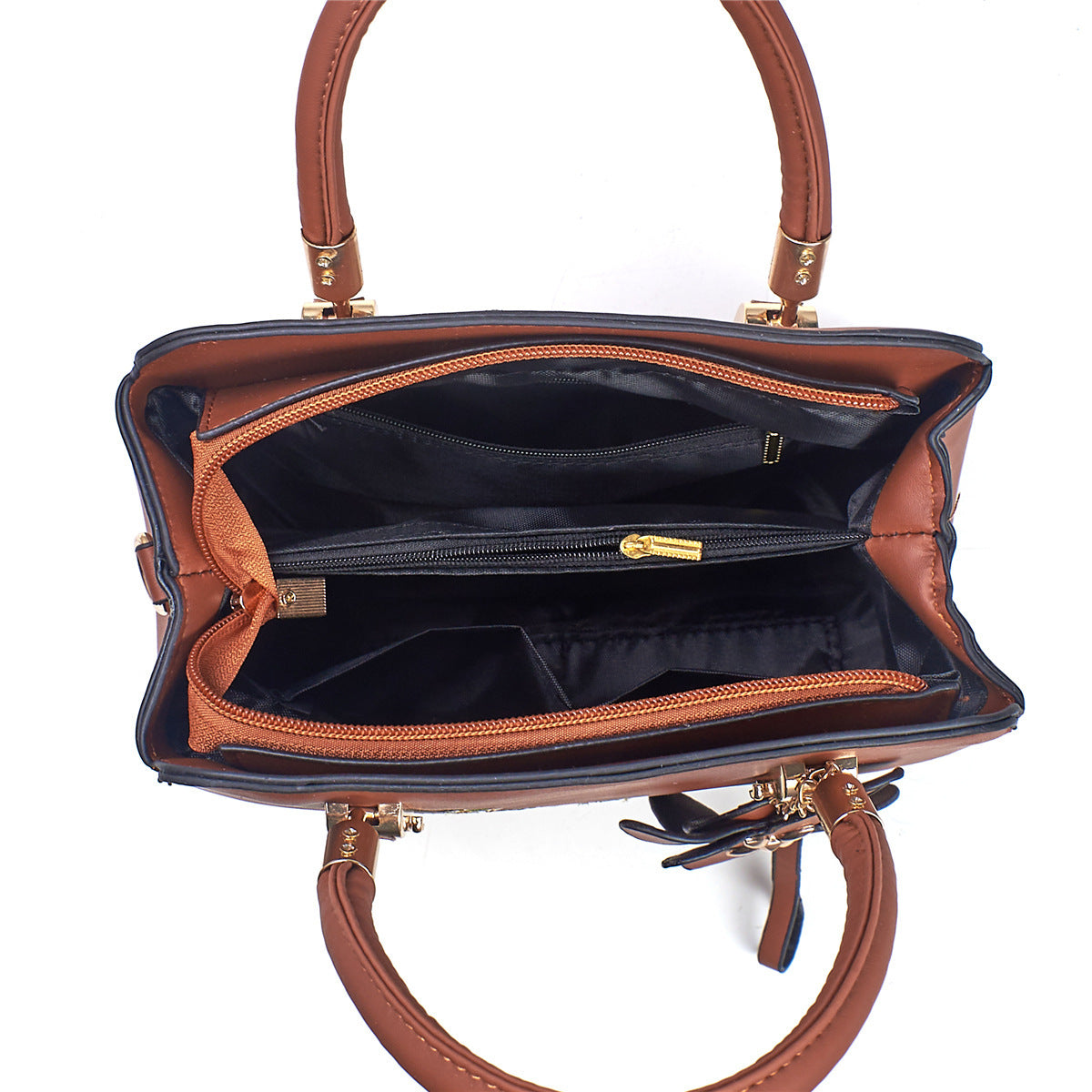 Bolso Con Bordado Floral + Monedero