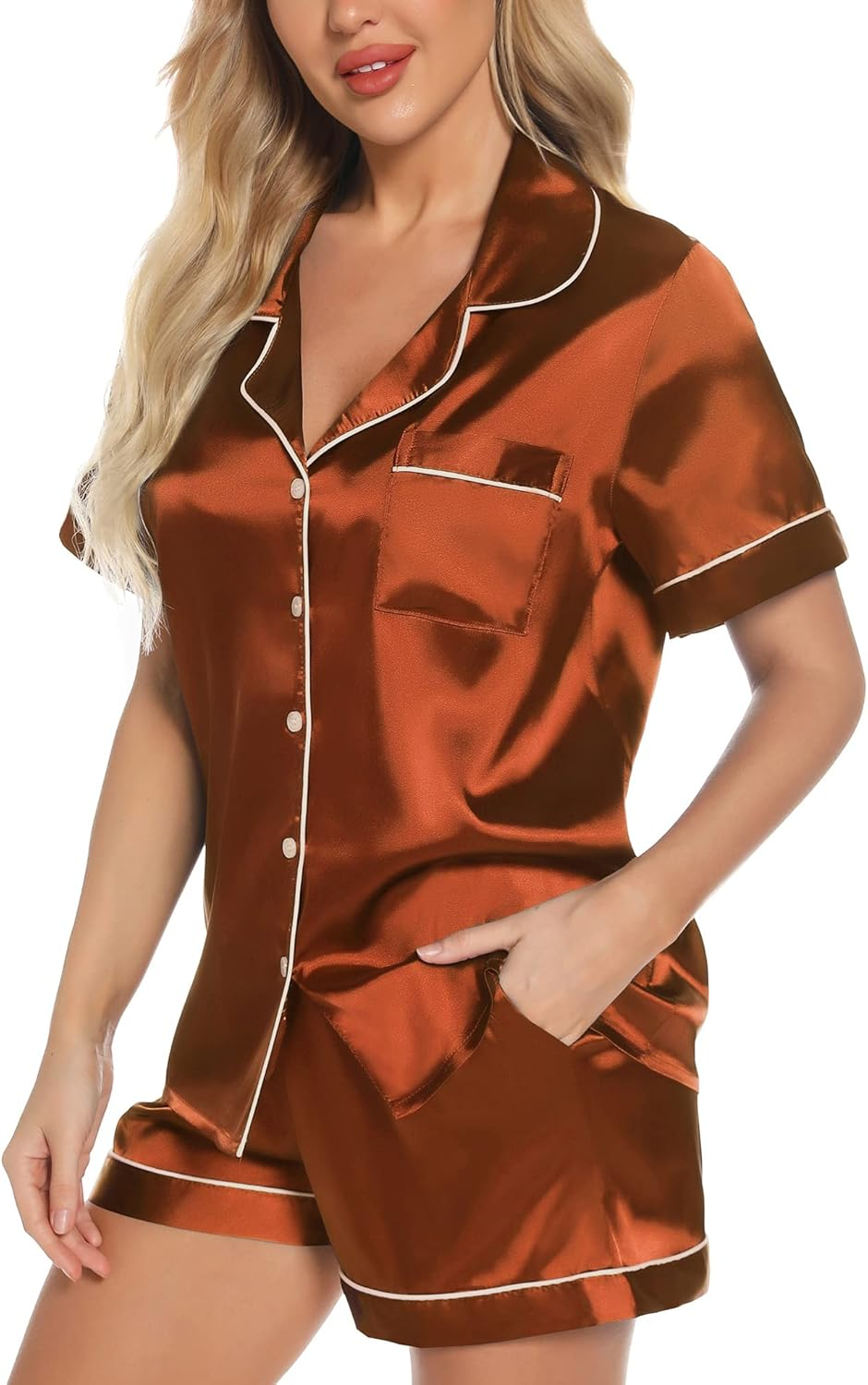 Satin Pajama Set