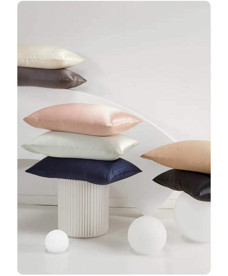 Juwensilk Silky Stain Pillowcase Silky Pillowcase Natural Silk Pillowcase Mulberry Silk Pillow Case Standard Queen K